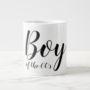 Tasse Géante Boy of the sixties Élégante typographie années 