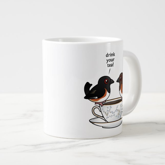 Tasse Géante Buvez de votre thé ! (Devant droit)
