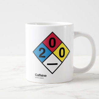 Tasse Géante Caféine - Étiquette de sécurité de la NFPA