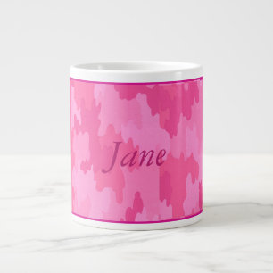 Tasse Géante Camouflage rose personnalisé
