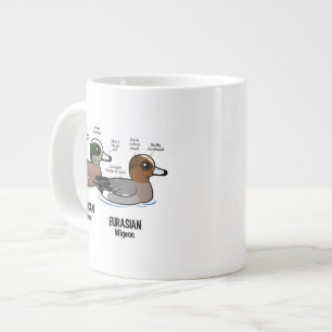 Tasse Géante Canard siffleur contre le canard siffleur
