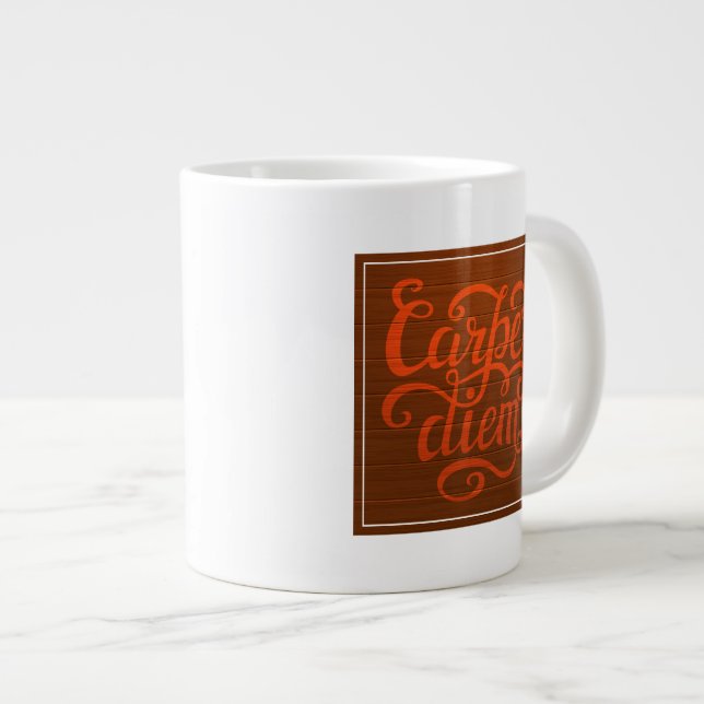 Tasse Géante Carpe Diem (Devant droit)