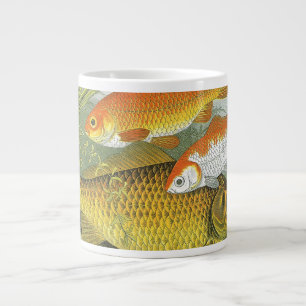 Tasse Géante Carpe Koï Poisson Rouge, Vie Marine Aquatique Anci