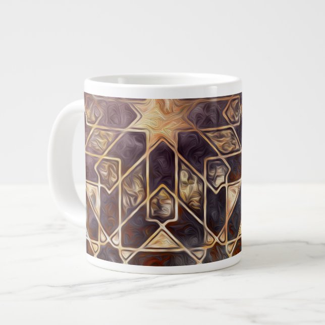 Tasse Géante Carreaux mystiques I (Devant gauche)