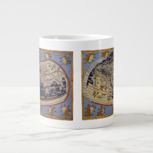 Tasse Géante Carte du monde antique Ptolémée, Johannes d'Arnshe