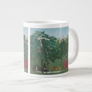 Tasse Géante Cascade d'Henri Rousseau, Art Vintage