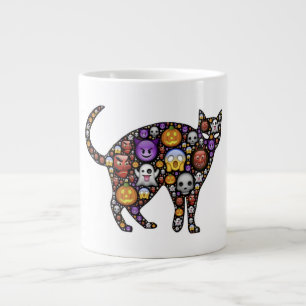 TASSE GÉANTE CHAT HALLOWEEN