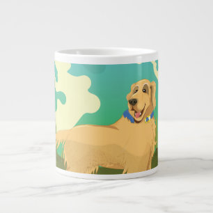 Tasse Géante Chien de compagnie dans le parc