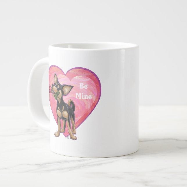 Tasse Géante Chihuahua Saint-Valentin (Devant gauche)