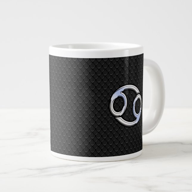 Tasse Géante Chrome Comme Cancer Zodiac Connexion Snake Skin St (Devant droit)