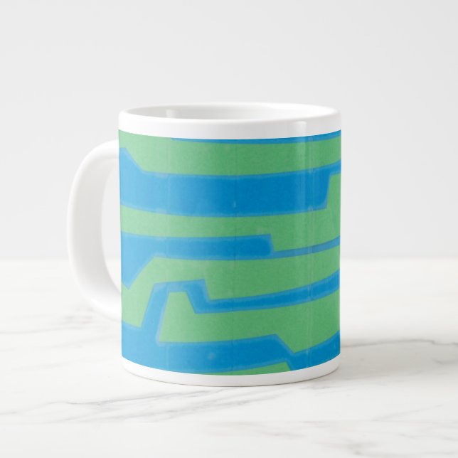 Tasse Géante Circuit V moderne (Devant gauche)