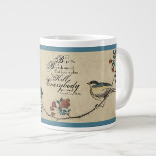 Tasse Géante Citation du général James Mattis sur l'Arrière - p