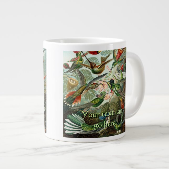 Tasse Géante Colibri Vintage (Devant droit)