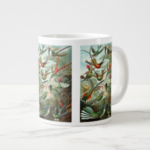 Tasse Géante Colibris par Ernst Haeckel, Oiseaux Vintages