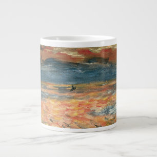 Tasse Géante Coucher de soleil sur la mer par Pierre Renoir, Be