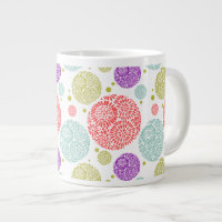 Couleur joyeux stylisé Retro Floral modèle