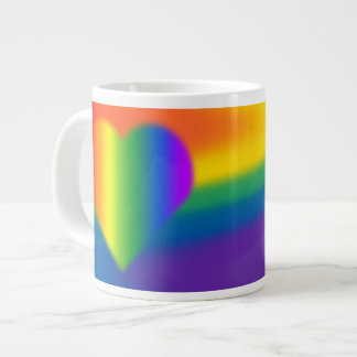 Tasse Géante Coupe de café gay pride Coupes d'amour arc-en-ciel