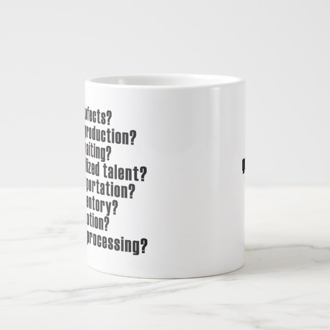 Tasse Géante Coupe Lean (Devant)