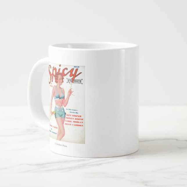 Tasse Géante Couverture de magazine épicée (Devant gauche)