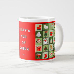Tasse géante créative pour les fêtes de Noël
