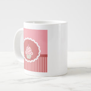 Tasse Géante Cupcake rose
