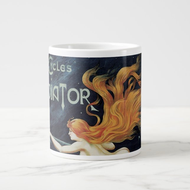 Tasse Géante Cycles de gladiateurs, Art Nouveau Victorien Vinta (Devant)