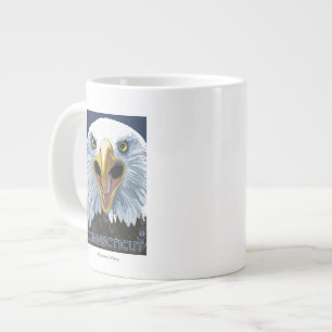 Tasse Géante De ConnecticutEagle fin