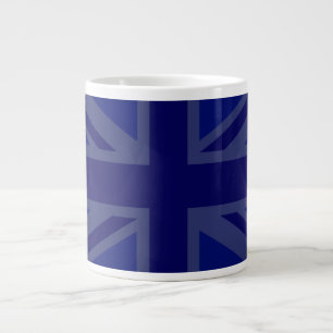 Tasse Géante Décor Union Jack bleu NAvy