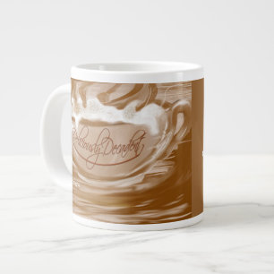 Tasse Géante Délicieusement Décadent-Foamy Cappuccino