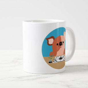 Tasse Géante Dessin de caricatures mignons
