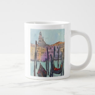 Tasse Géante Destinations   Deux gondolas à Venise