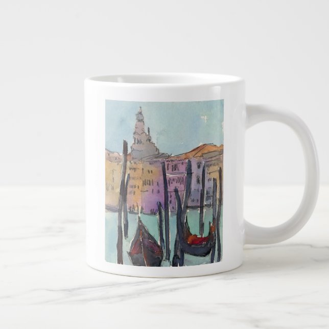 Tasse Géante Destinations | Deux gondolas à Venise (Droite)