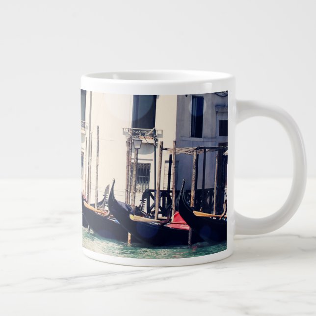 Tasse Géante Destinations | Venice Waterfront Photo (Droite)