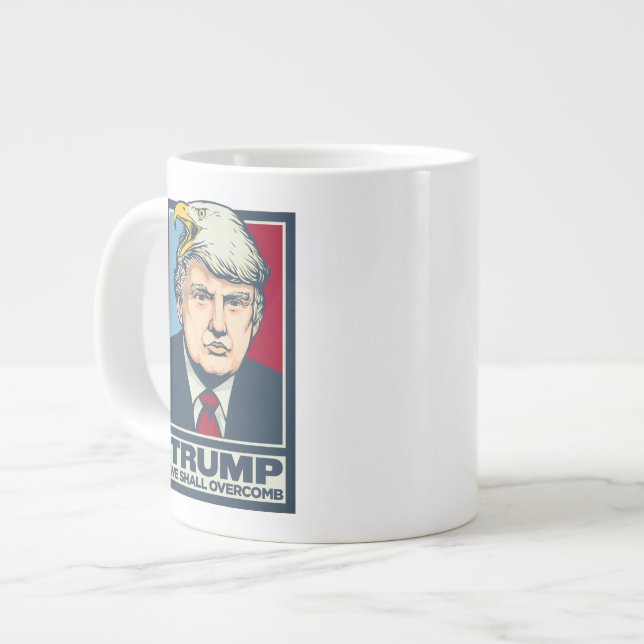 Tasse Géante Donald Trump nous surpasserons (Devant gauche)
