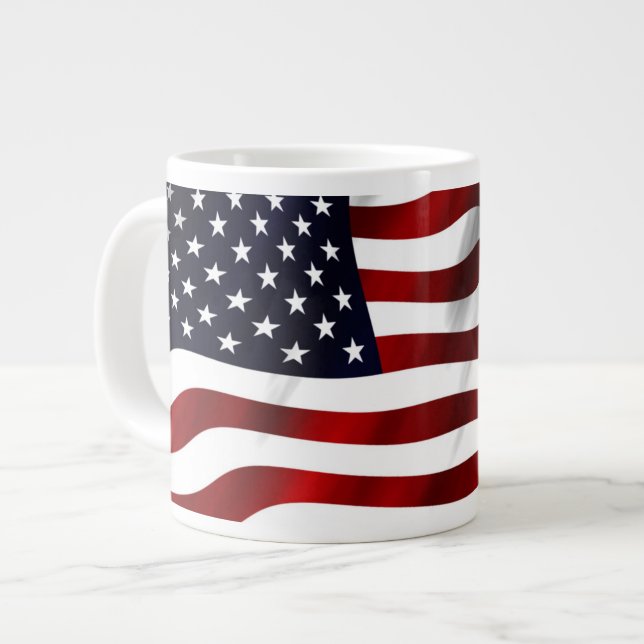 Tasse Géante Drapeau américain (Devant gauche)