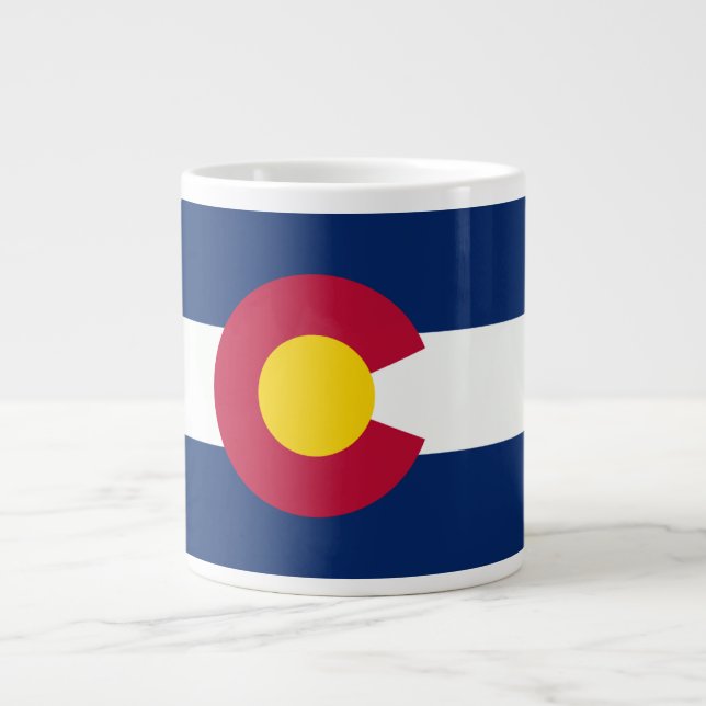 Tasse Géante Drapeau du Colorado (Devant)