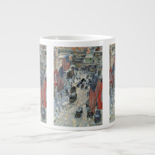 Tasse Géante Drapeaux sur la 57ème rue par Frederick Childe Has
