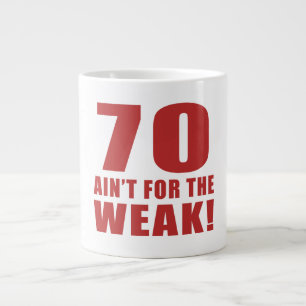 Tasse Géante Drôle 70e anniversaire Gag Dons