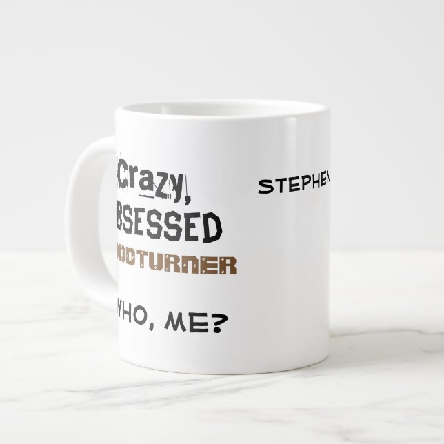 Tasse Géante Drôle tournoi de tourterelle de tourterelles baisé (Devant gauche)