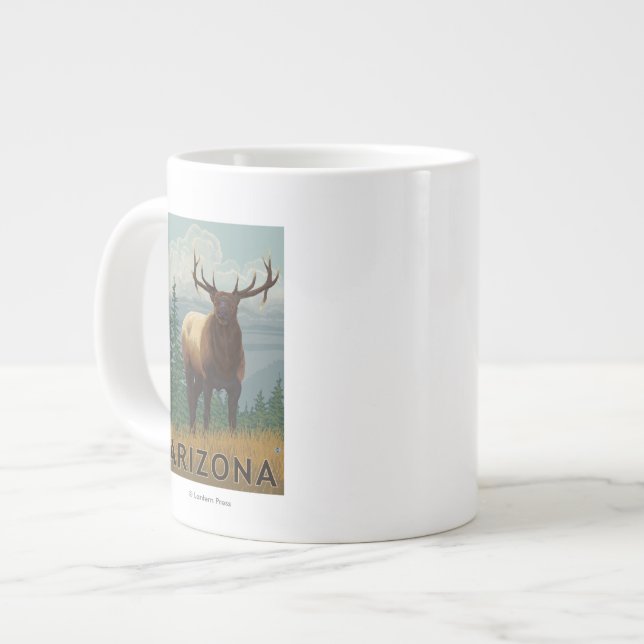 Tasse Géante Élans SceneArizona (Devant gauche)