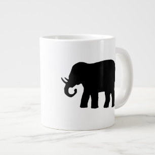 Tasse Géante Eléphant noir