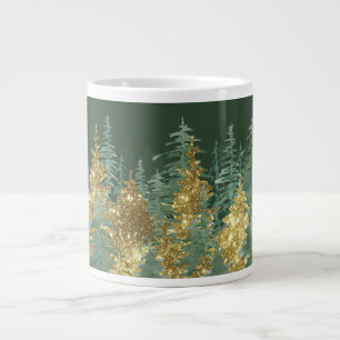 Tasse géante Enchanting Forest Holiday Pines