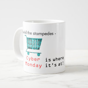 Tasse Géante Évitez le Stampeds