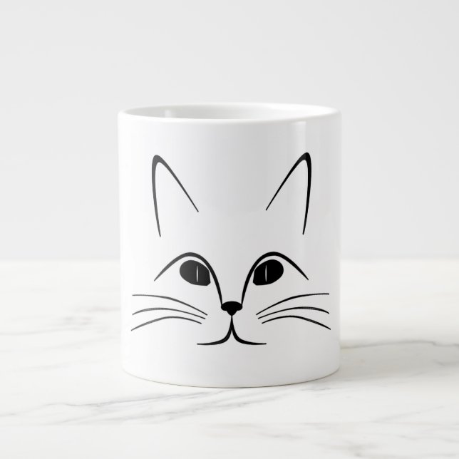 TASSE GÉANTE FACE CAT (Devant)