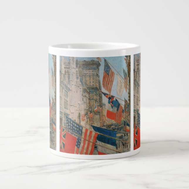 Tasse Géante Fête des Alliés, mai 1917 par Childe Hassam, Art V (Devant)