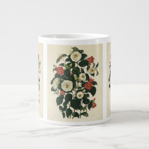 Tasse Géante Floral vintage, Jardin antique Fleurs Roses