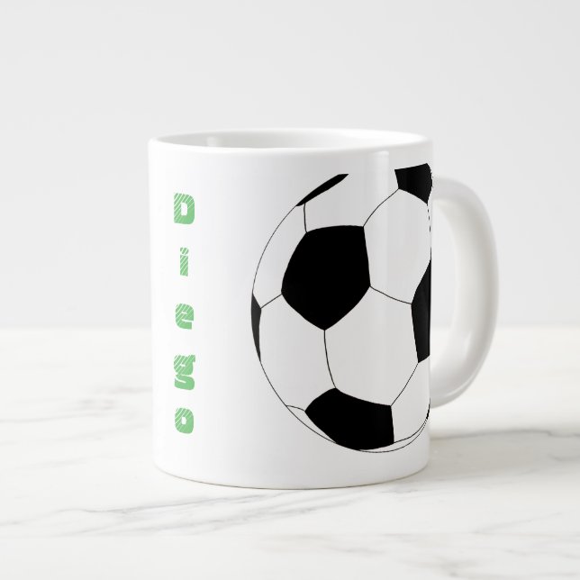 Tasse Géante Football par The Happy Juul Company (Devant droit)