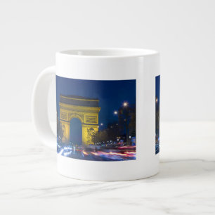Tasse Géante France, Paris. L'Arc de Triomphe et les