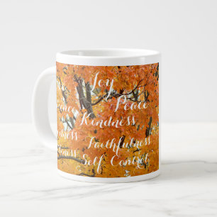 Tasse Géante Fruit de l'esprit, automne chrétien inspiré