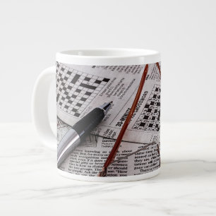 Tasse Géante Génie de mots croisé